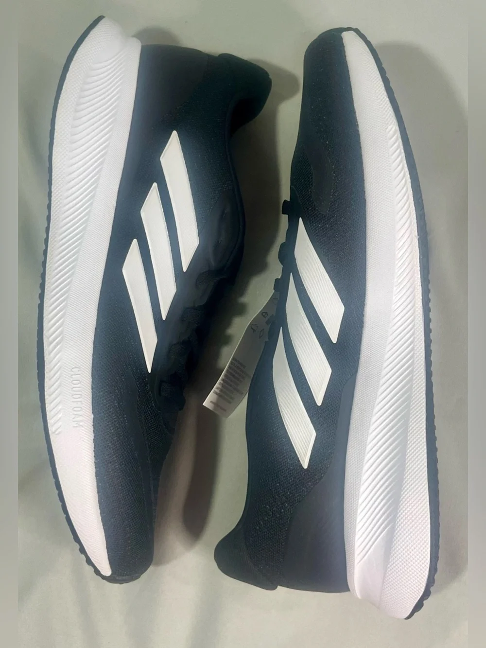adidas Runfalcon 5 Black/White Men's Athletic Running Shoes